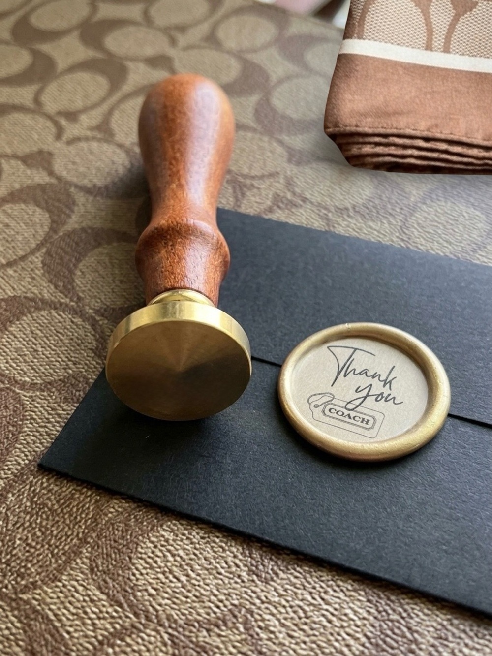Coach Reseller Packaging | Peel & Stick Wax Seals | Premium Unboxing Supplies
